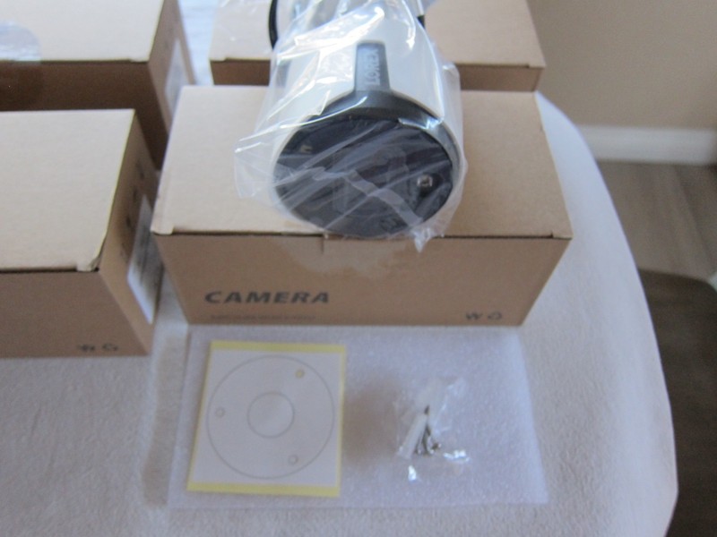 Lot of 4 Lorex C581DA 5MP HD Active Deterrence Bullet Security Camera, New gallery
