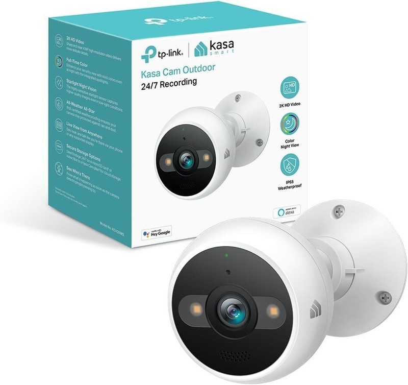 High-Resolution Outdoor Security Camera w/ 2-Way Talk & Cloud Storage Options gallery