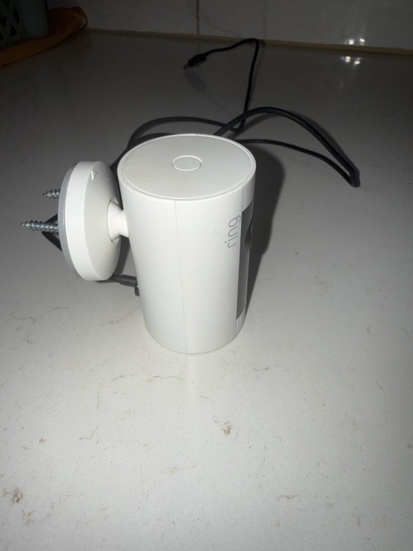 Ring Stick Up Indoor/Outdoor 1080p Wired Security Camera - White gallery