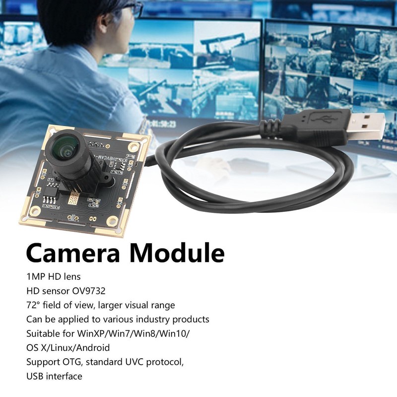 Camera Module HD USB Interface HBVW20217 V22 for WinXp Win7/Win8/Win10/OS gallery