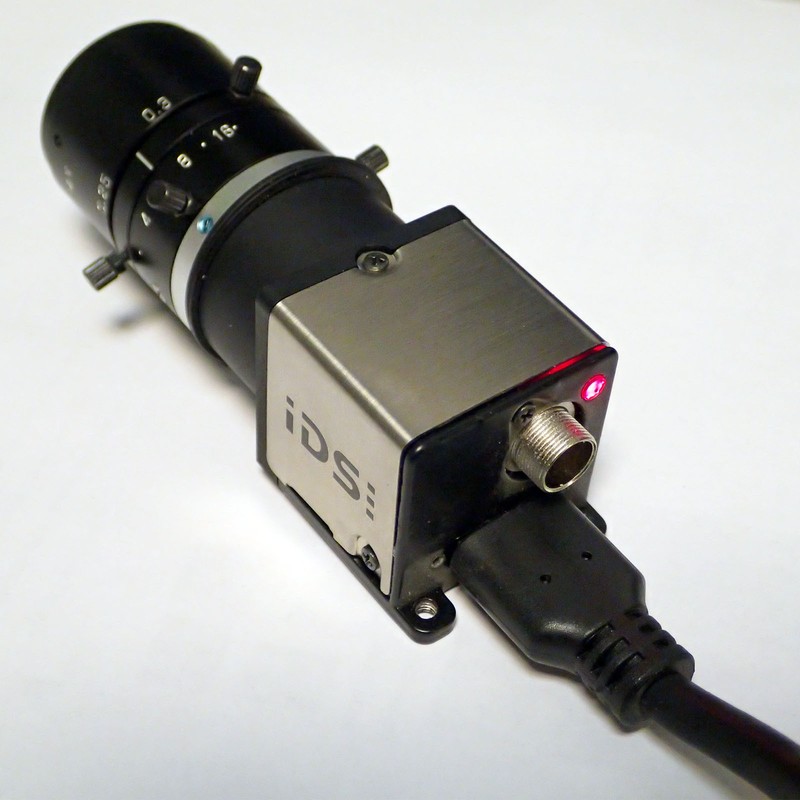 IDS UI-3250CP-M-GL USB 3.0 INDUSTRIAL CCTV CAMERA 1600X1200 2MPXL SAFETY MED 3D