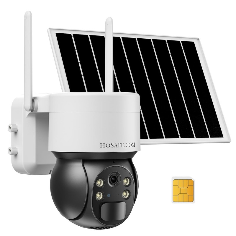4G LTE Wireless Security Camera, No Internet/WiFi Needed, Solar, 2K HD, 360 PTZ, gallery