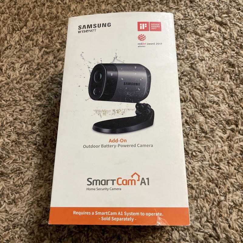 Samsung Wisenet A1 Outdoor Wireless Security (SNW-R0130BW) Brand New Open Box