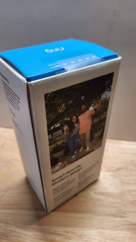 New Sealed Ring Battery Doorbell (2nd Gen) Speckled Gray Retinal Vision 2K gallery
