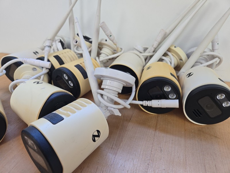 LOT OF 9 Night Owl 4K Ultra HD Security Camera Model WNIP-8LTA-BS-V2 READ*** gallery