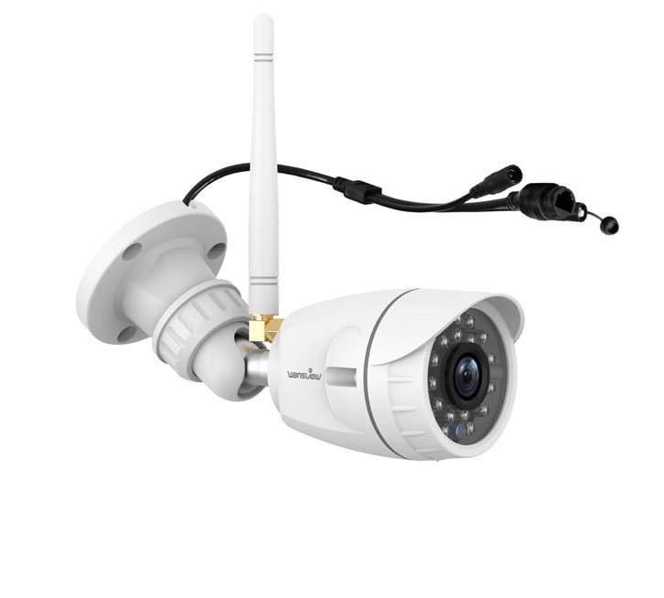 Wansview Outdoor Security Camera, 1080P Waterproof Night Vision White