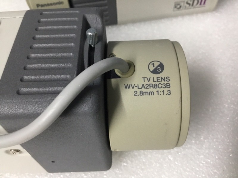 Panasonic WV-CP474 SDII CCTV Color Camera W/ 480TVL 2.8mm Mount Bracket Tested! gallery
