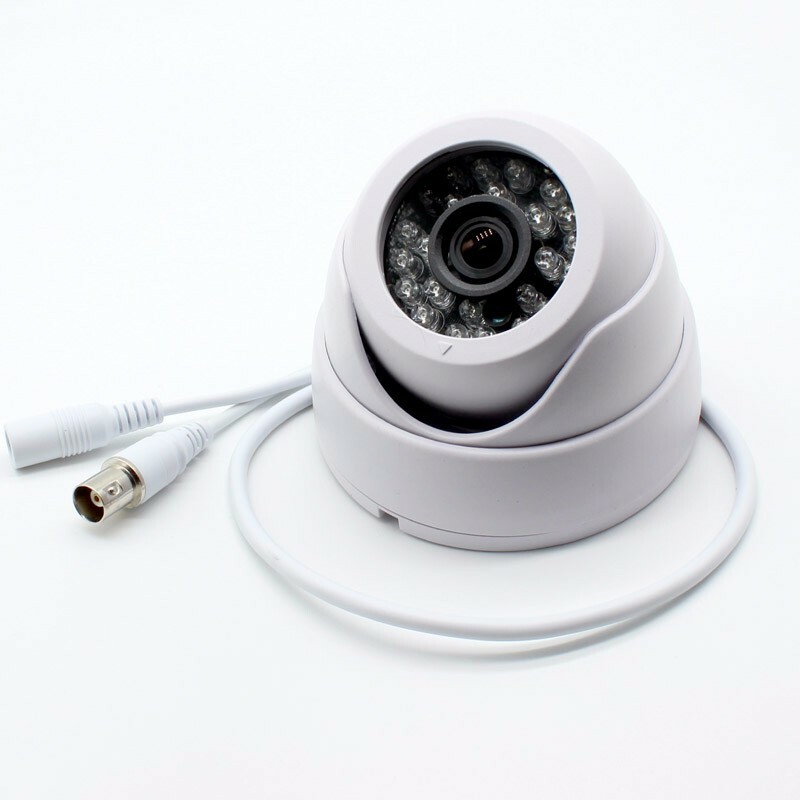 HD Starlight 1080P AHD CVBs 960H CCTV camera Sony IMX323+2441 Plastic Dome White gallery