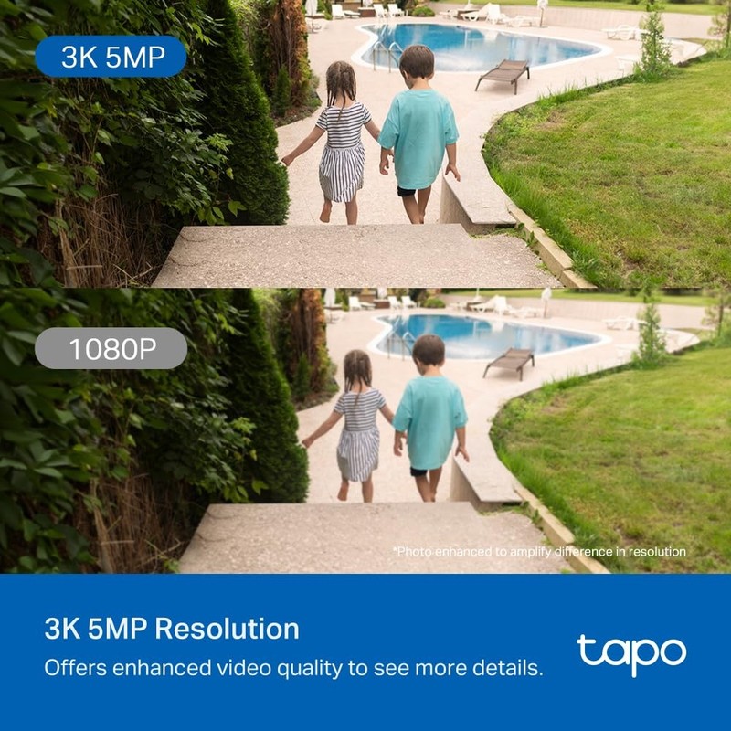 Security Wi-Fi Camera 3K 5MP Outdoor Pan/Tilt 360° IP66 VistaCam 360° Alexa gallery