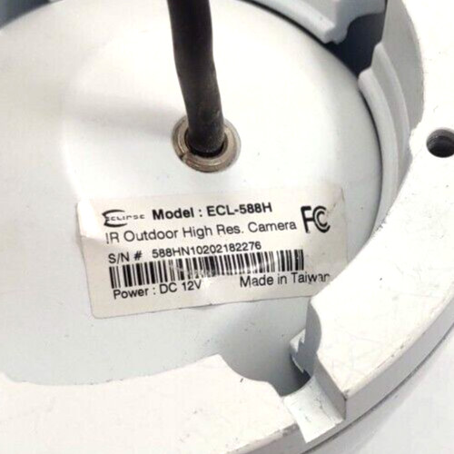 Eclipse ECL-588H High-Resolution IR Outdoor CCTV Security Camera gallery