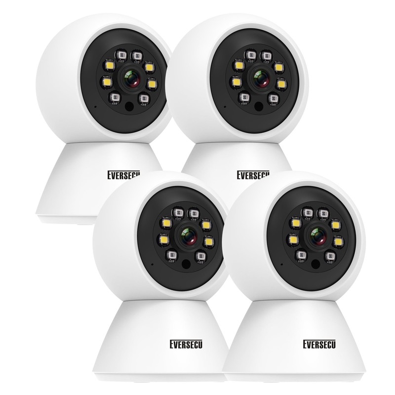 HD 2K 3.0MP WiFi Home Security Camera, Pan/tilt, Humanoid Auto Tracking, 2 Wa…