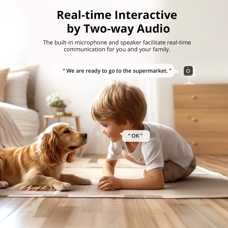 WiFi CAM Slim Gen2 Smart Home Security Camera 1080P HD Motion Detection Two-way gallery
