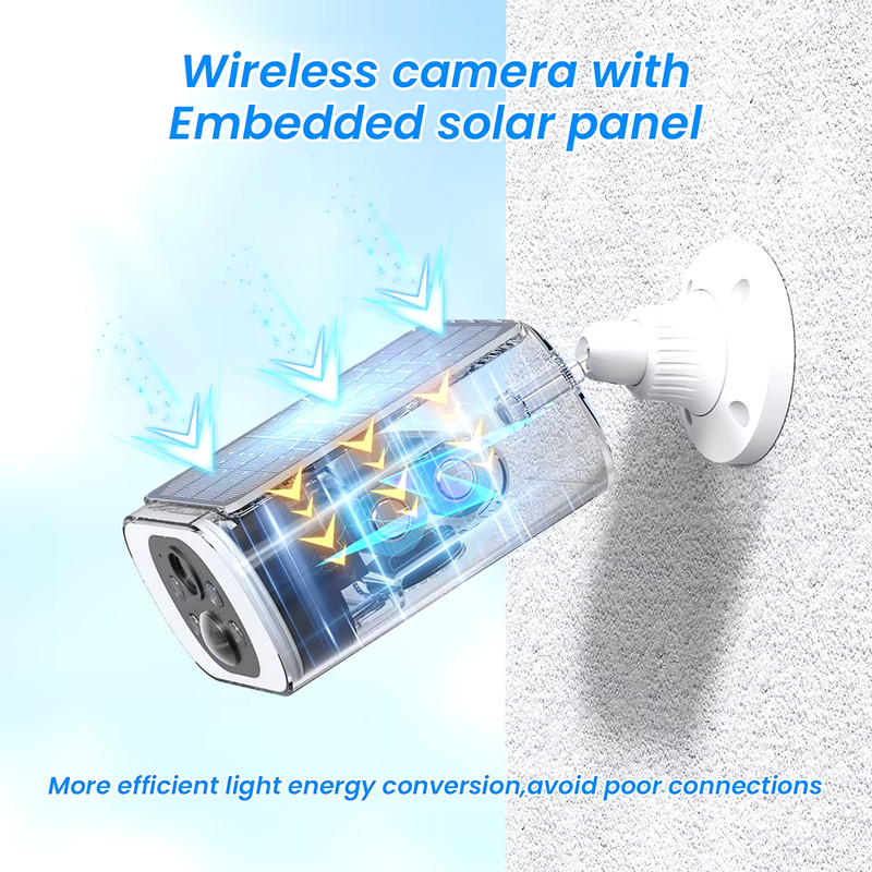 2K Solar Security Camera C3 – Wireless Outdoor WiFi Camera with Floodlight gallery