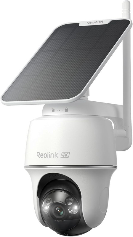 REOLINK First 4K Solar Security Cameras Wireless Outdoor, Argus PT Ultra+Solar P