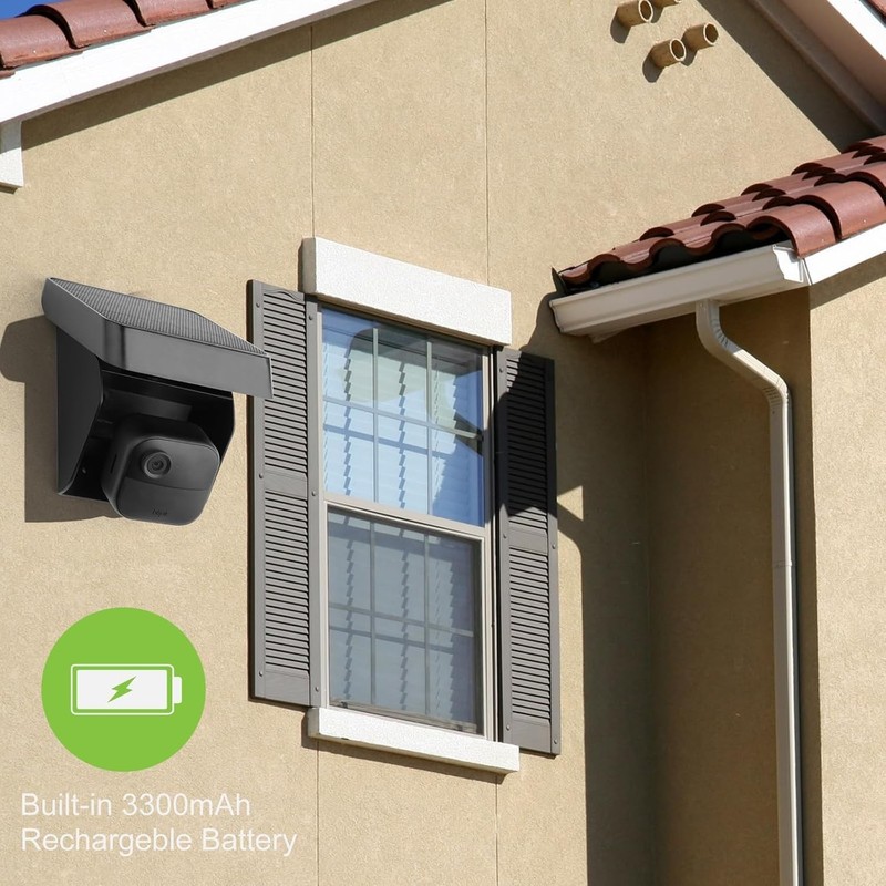 Solar Panel Charging Mount for Blink Outdoor 4 & XT Cameras - 365 Days Power=**- gallery