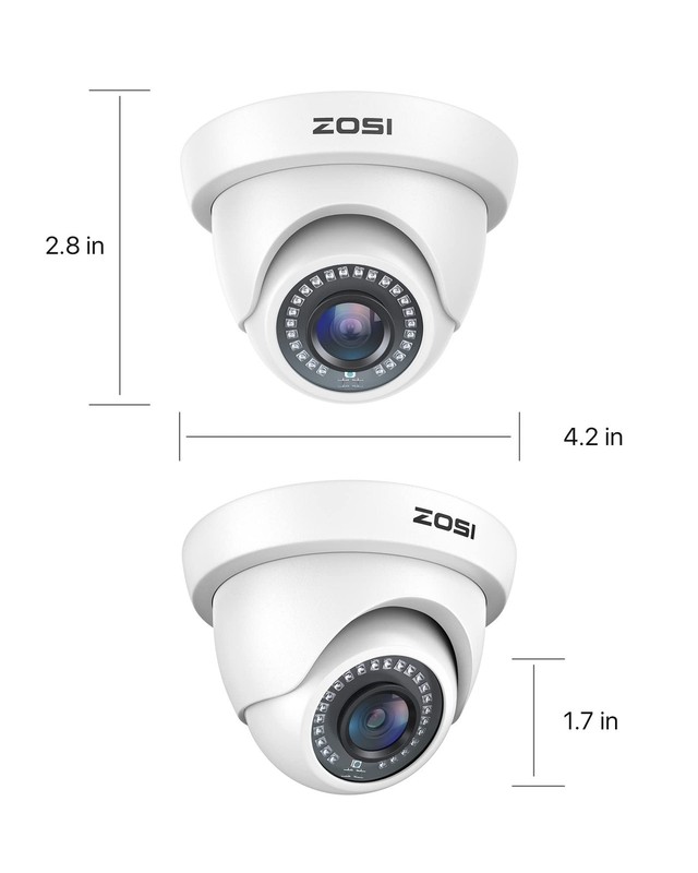 2Pack 2.0MP HD 1080P Security Cameras Kit, 80ft Night Vision, Indoor Outdoor ... gallery