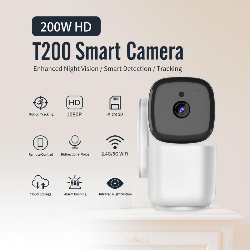 Wireless WiFi Security Camera Smart Home Indoor Night Vision Surveillance LOT gallery