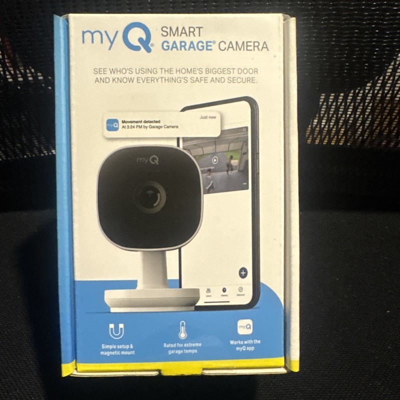 Chamberlain myQ Smart Garage HD 1080p Indoor Wi-Fi Security Camera – White