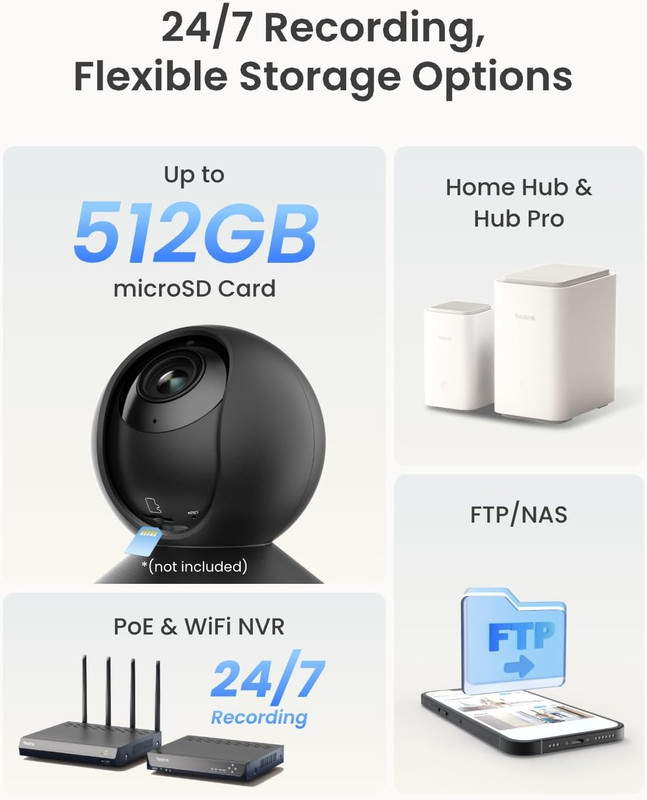 REOLINK 4K Pan & Tilt Dual-Band Wi-Fi 6 Indoor Security Camera with 3X Optical Z gallery