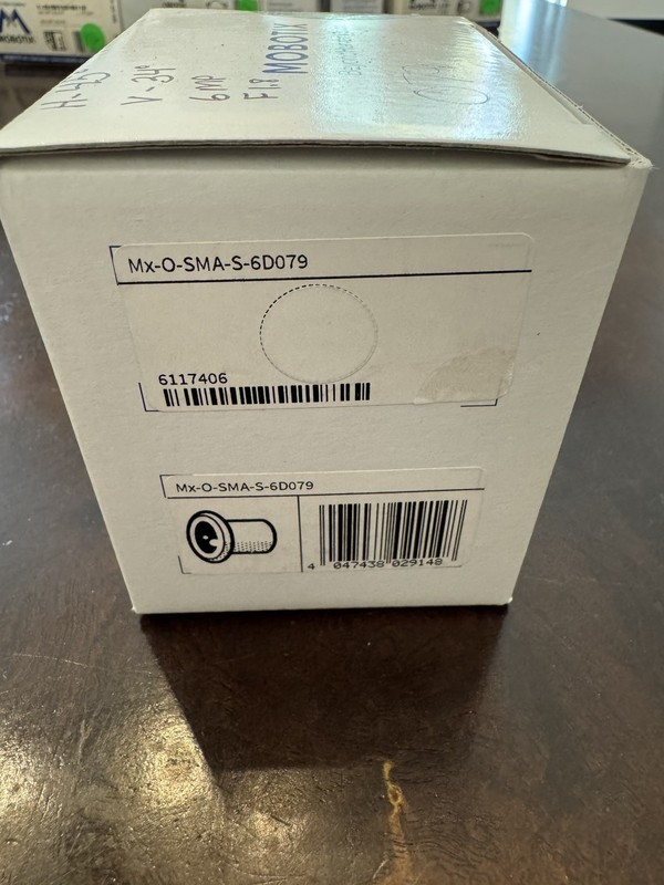 Mobotix Mx-O-SMA-S-6D079 Sensor Module 6MP, B079 (Day), White. New. Open box gallery