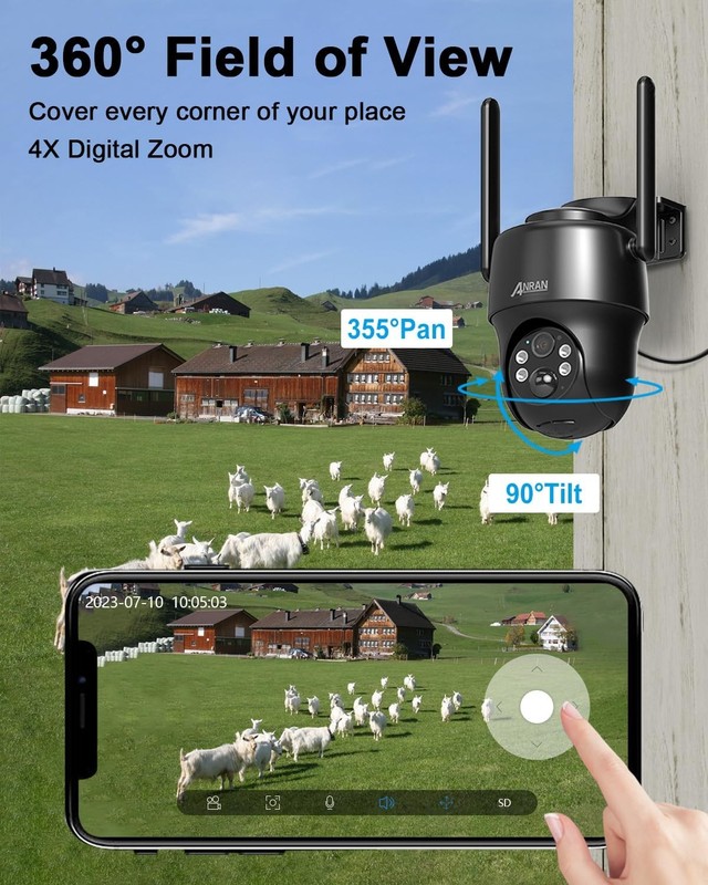 4G LTE Cellular Solar Security Camera Wireless Outdoor,No WiFi gallery