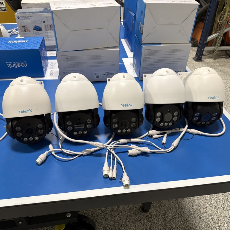 Lot of (5) Reolink RLC-823A POE IP Cameras