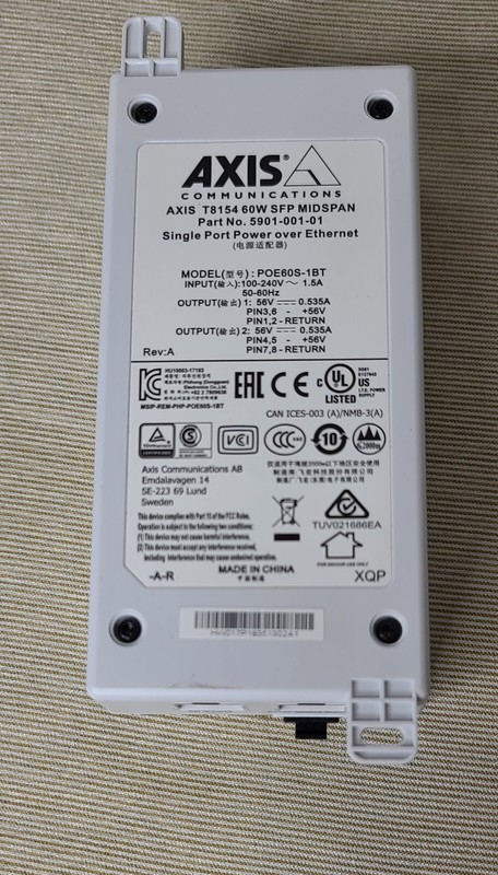 AXIS - T8154 - POWER OVER ETERNET - POE60S-1TB -Part # 5901-001-01 - NEW - 🔥 gallery