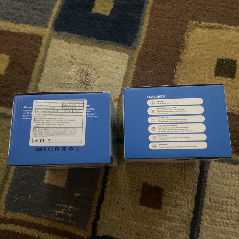 2 Boxes - Wireless Network Camera Model CB101 Home Surveillance gallery