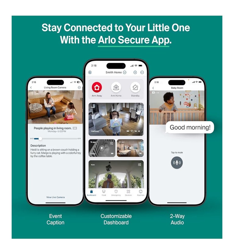 Arlo Essential Baby Camera for Indoors (3rd Generation - 2025 Version). gallery