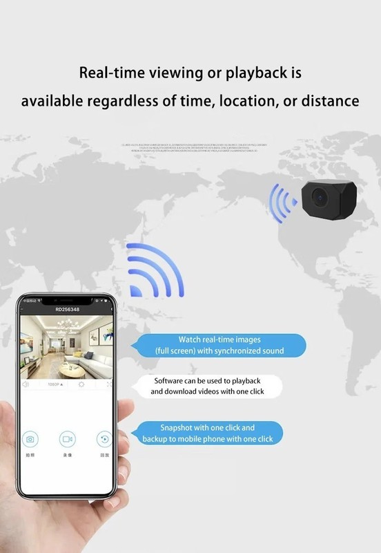 4K Mini Wireless Security Camera Night Vision Motion Detection Home Surveillance gallery