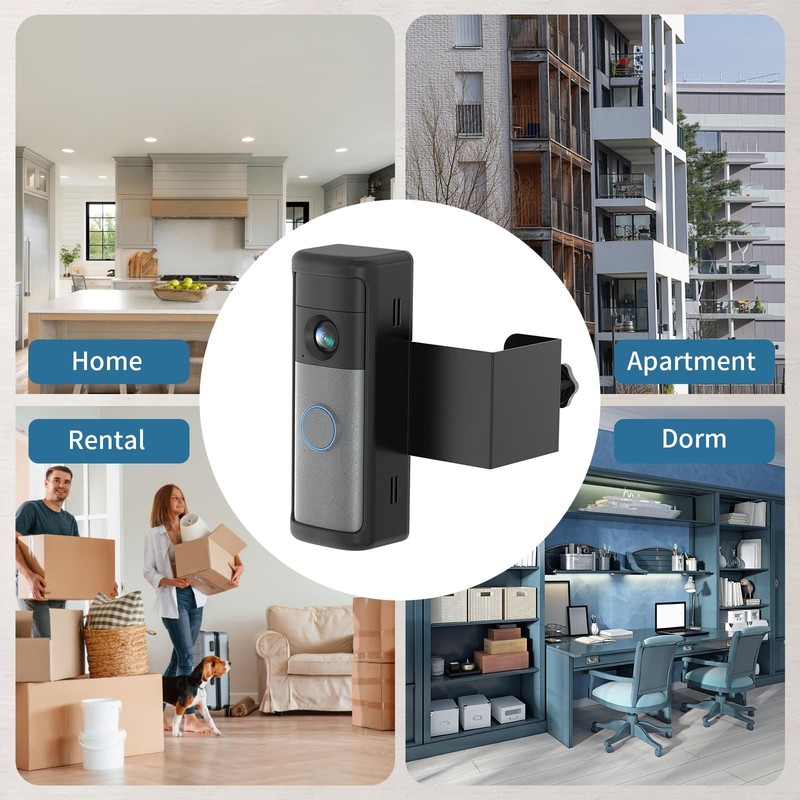 Anti-Theft Ring Doorbell Mount with Battery Doorbell//Plus(2nd Gen), No-Drill... gallery