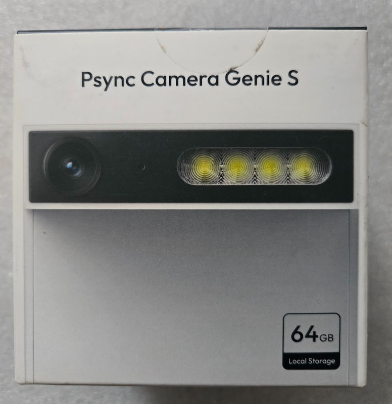 Psync Camera Genie S 64GB 2.7K HD Indoor Security Camera With 6X Zoom 2-Way Audi gallery