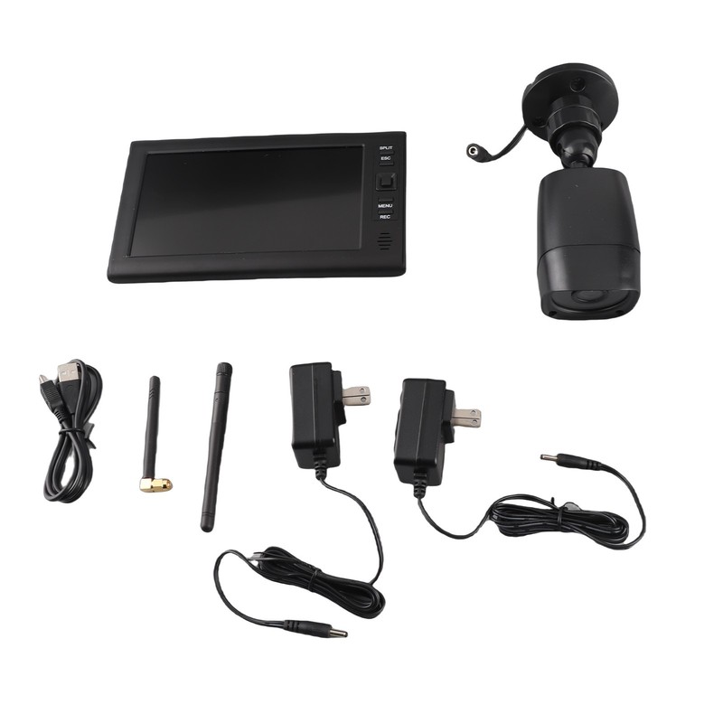 Wireless Security Camera System For Outdoor Use - 7 Inch LCD NEW gallery