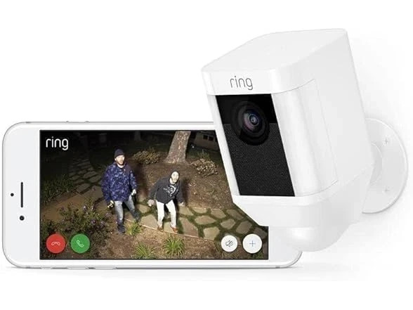 Ring Spotlight Cam Pro, *Plug In* Two-Way Talk, Color Night Vision and Siren gallery