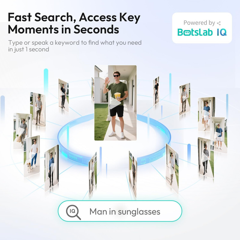 Wireless 2K Doorbell Camera with 2-Way Audio & Human Detection, No Fees gallery