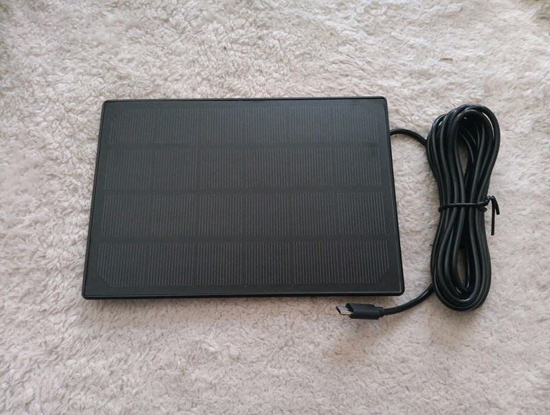 A ZoneSolar Panel Charger IP66 Water Proof Outdoor Camera Solar Panel for Camera