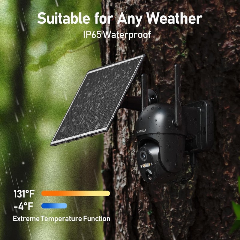 No Wi-Fi Needed: 4G LTE Solar Security Camera with 360° Live View & Night Vision gallery