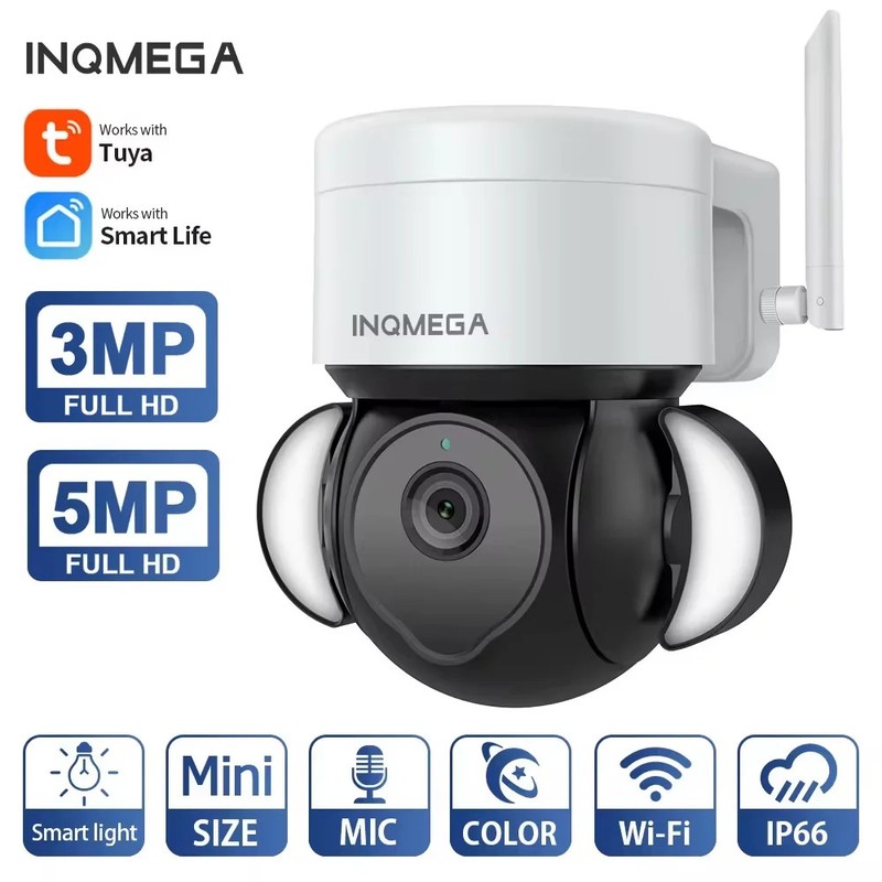 5MP TUYA WIFI Camera Smart Cloud Video Surveillance Camera Google Home Alexa