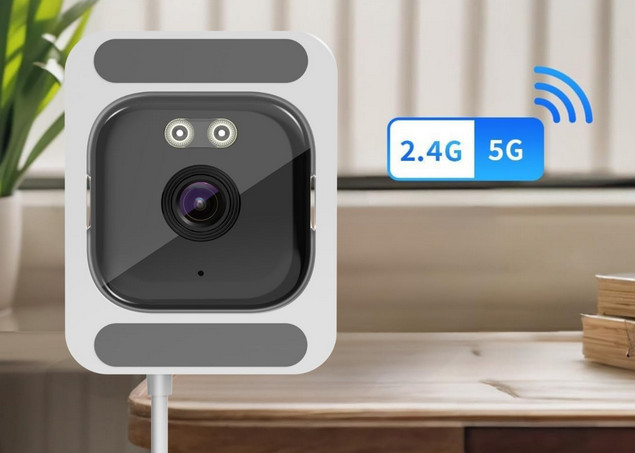 FEICAMYZX – 3MP 2K Window Wi-Fi Indoor Home Security Camera 2.4GHz/5GHz New Box