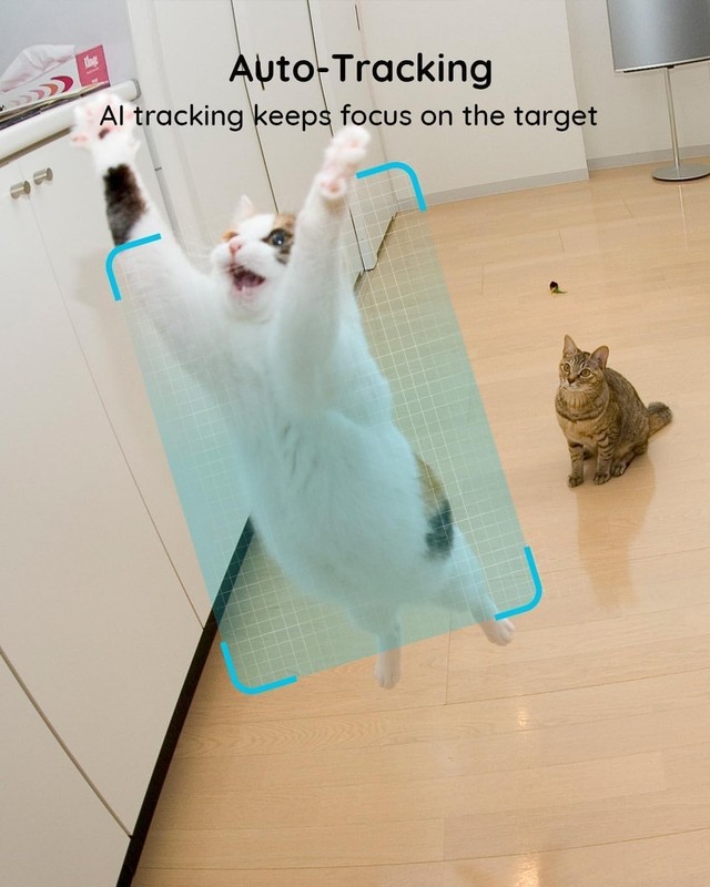 VIRTAVO XD1 Indoor Security Wi-Fi Camera White Dual-Lens 360° Motion Tracking gallery
