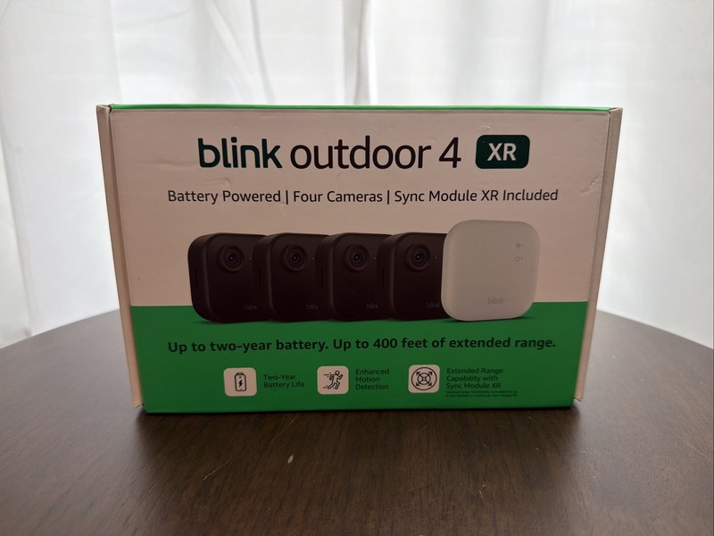 Blink Outdoor 4 XR 4-Camera Smart Security System Battery Powered *NEW SEALED*
