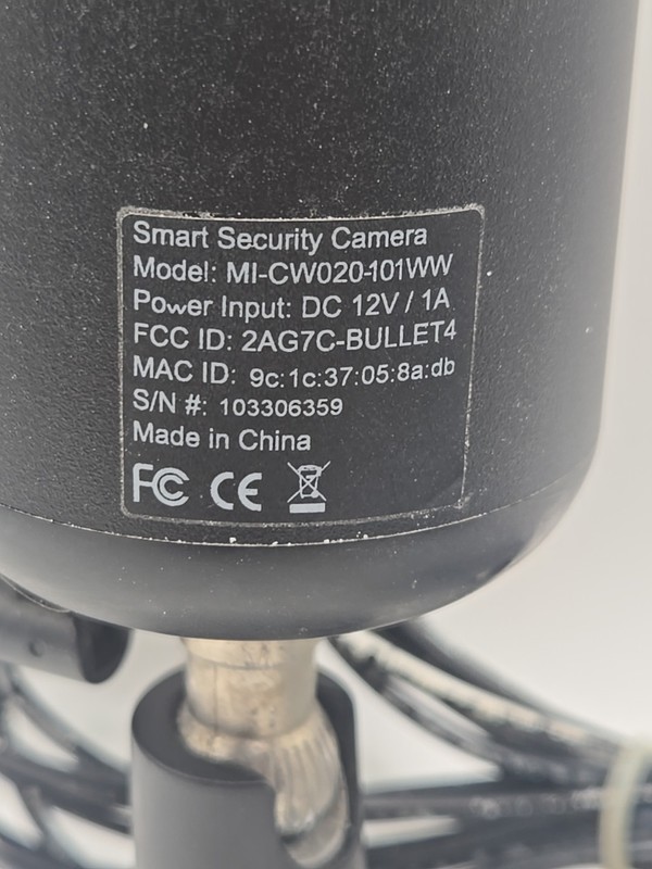 Merkury 1080p Smart Wi-Fi Outdoor Security Camera - Black (MI-CW020-101WW) gallery
