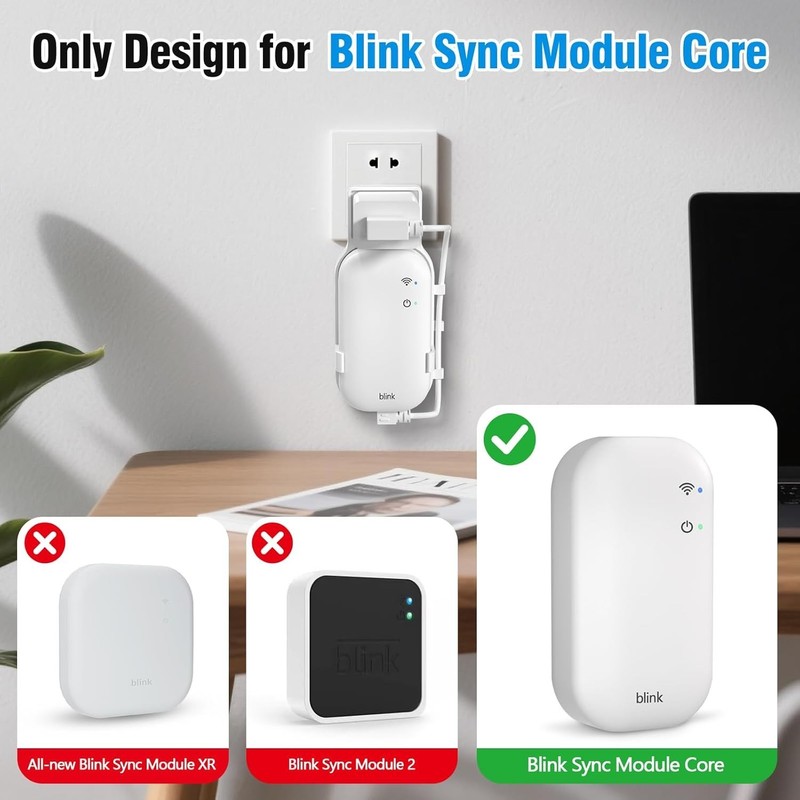 Durable Blink Sync Module Core Holder with Short Cable - Effortless Installation gallery