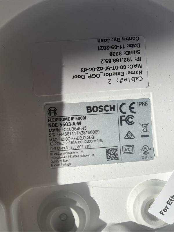 Bosch FLEXIDOME IP 5000i IR NDE-5503-AL 5MP HDR Outdoor Dome Camera NEW gallery