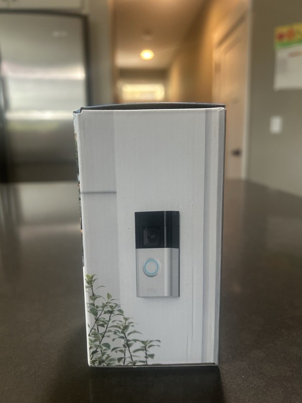 Ring Battery Doorbell Plus Security Camera Satin Nickel Brand New SEALED gallery
