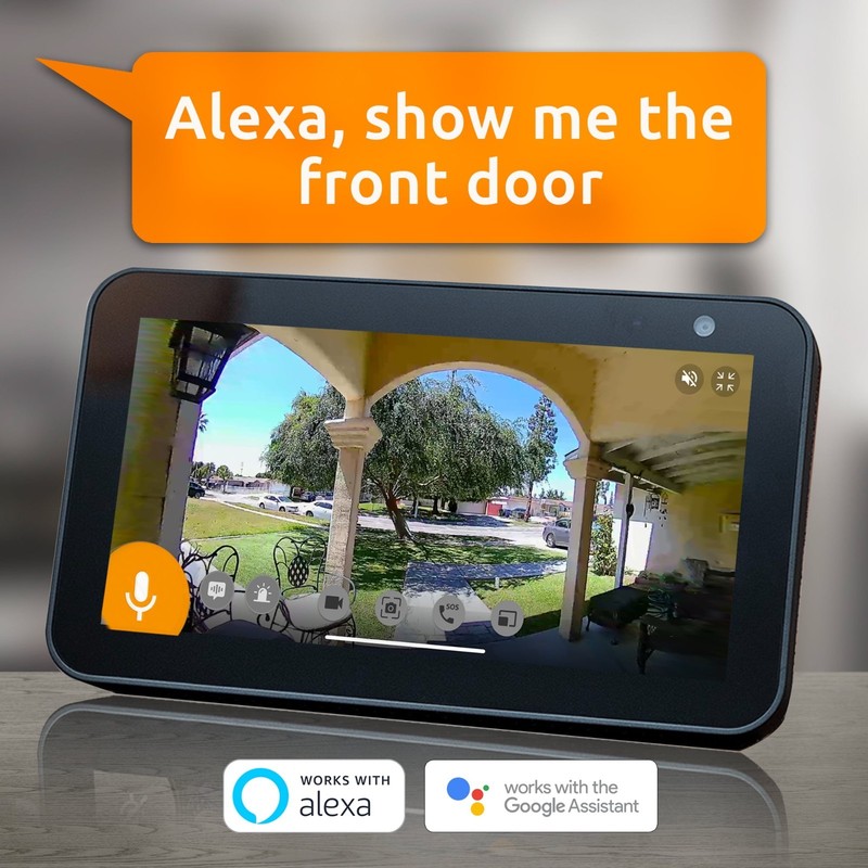 Floodlight Camera 1080p Wi-Fi 1200 Lumen Motion Detection Two-Way Audio Night gallery