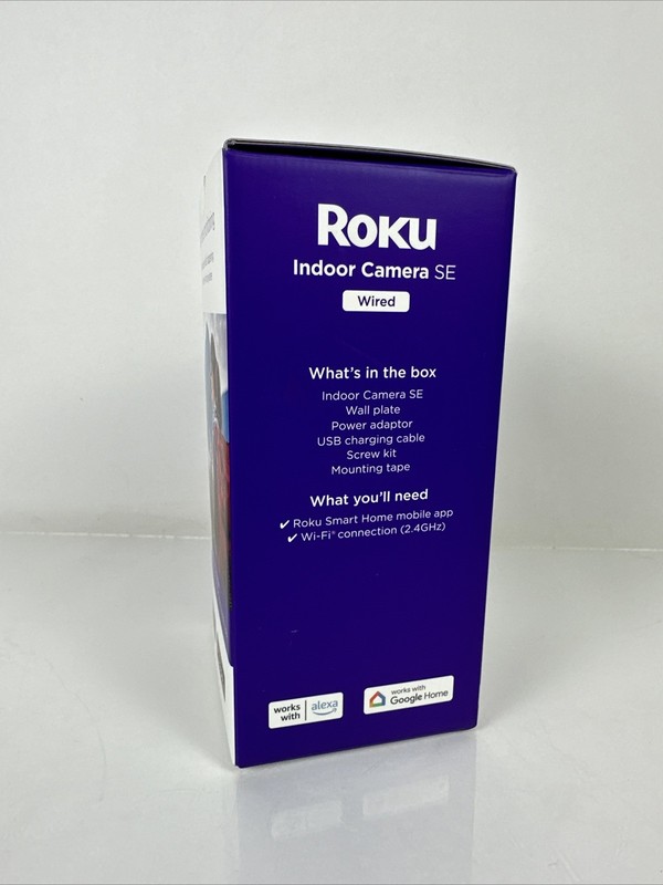 Roku Indoor Camera SE WiFi Connected, Smart Home Wired Security Surveillance gallery