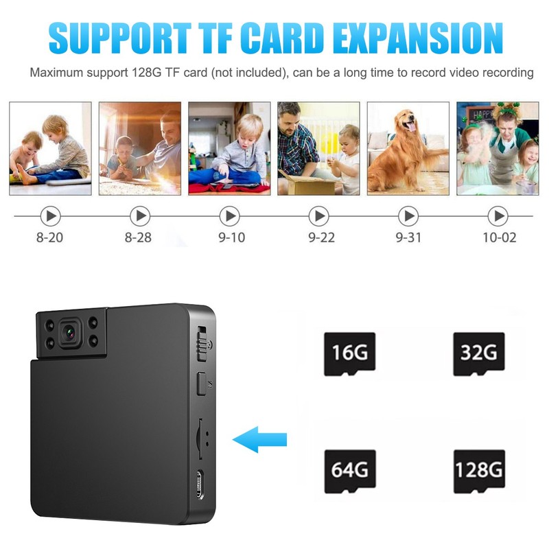 Smart Mini Wireless WiFi Camera Home Security 1080P HD Night Cam gallery