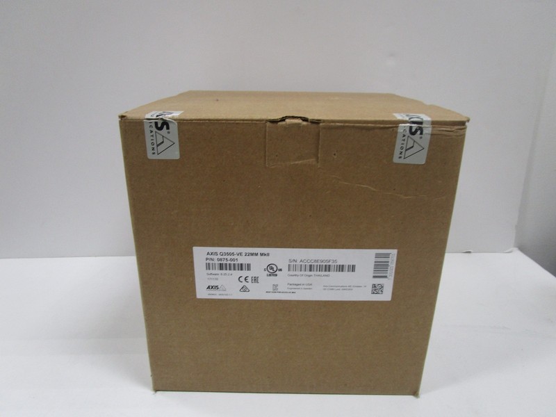  AXIS Q3505-VE  Network Surveillance Security Camera P/N: 0875-001 22mm NEW