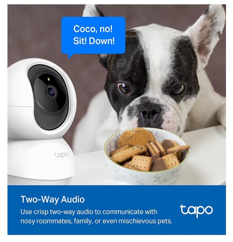 TP-Link Tapo 2K Pan/Tilt Security Camera Motion Detection 2 pack - C210P2 gallery